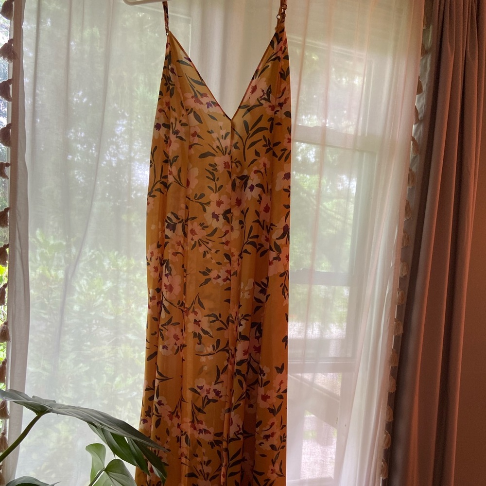 Yellow Floral RESA Hannah dress